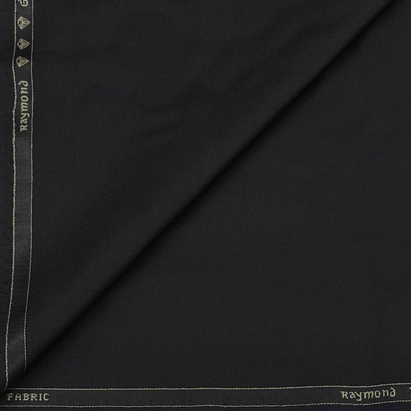 Trouser Fabric Raymond Plain Colour Black