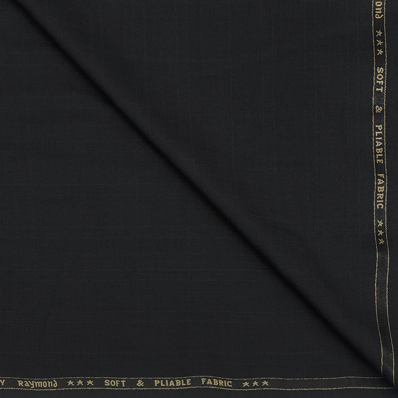 Trouser Fabric Raymond Broad Check Colour Persian Grey