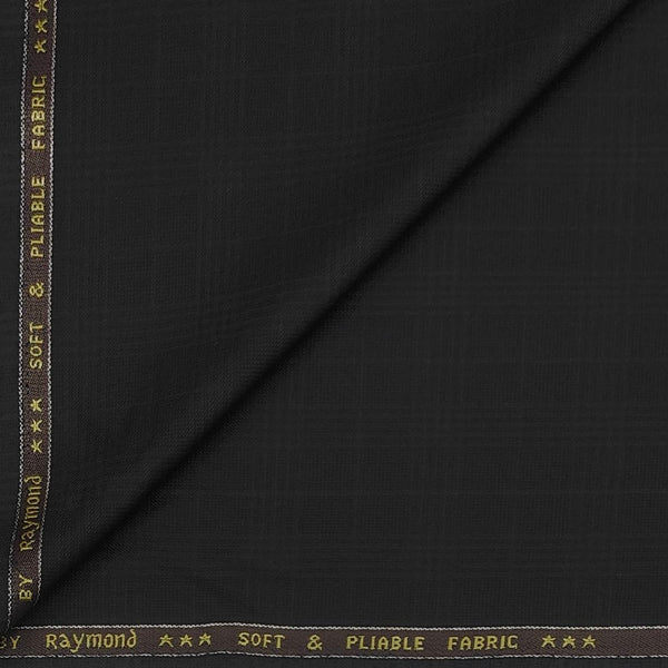 Trouser Fabric Raymond Broad Check Colour Coffee Brown
