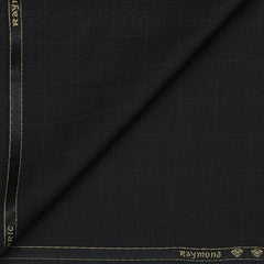 Trouser Fabric Raymond Broad Check Colour Hot Grey