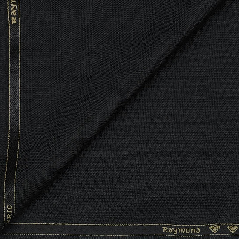 Trouser Fabric Raymond Broad Check Colour Hot Grey