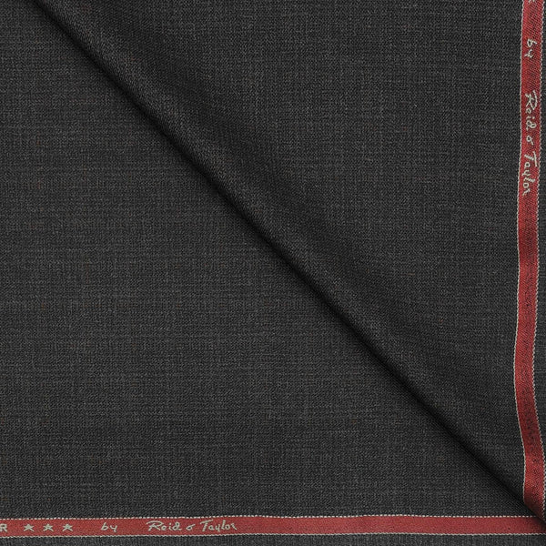 Trouser Fabric Reid & Taylor Polyester Viscose textured Color Bistre Brown