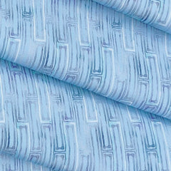 Shirt Fabric Raymond 100% Cotton Printed Colour Baby Blue