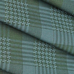 Shirt Fabric Raymond Polished Cotton Digital Check Colour Greenish Grey