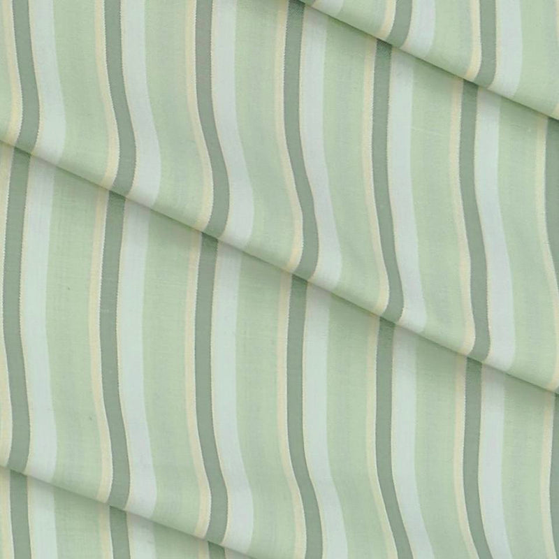 Shirt Fabric Arvind Cotton Blended Formal Lining Colour Nyanza Green N Smoke Grey