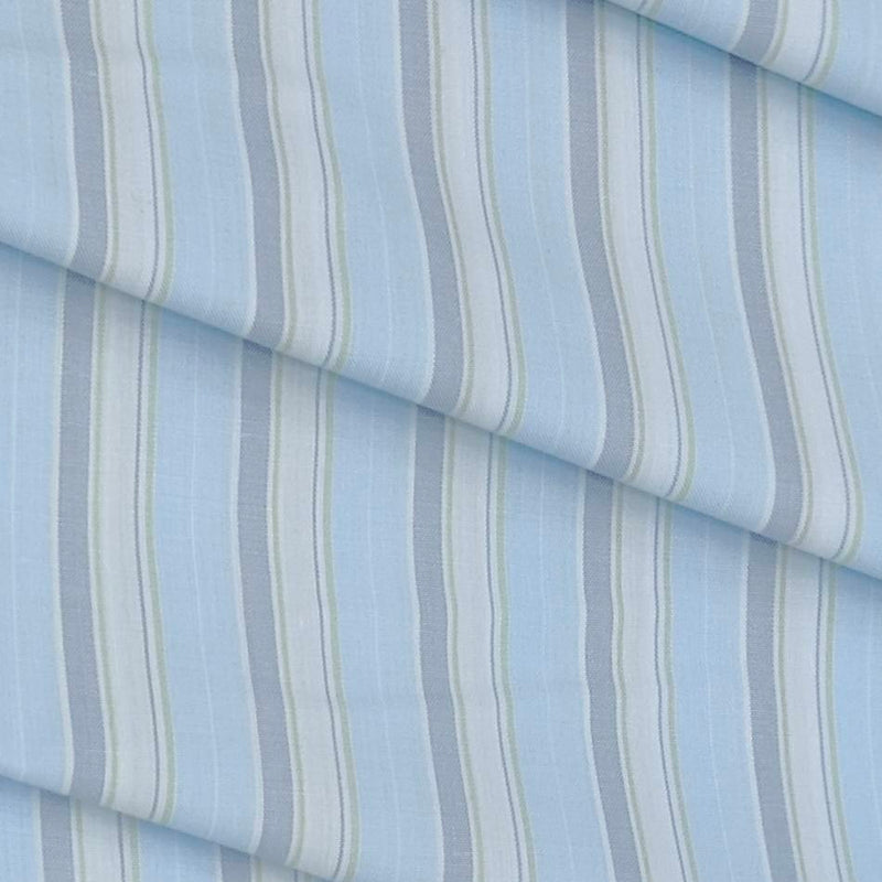Shirt Fabric Arvind Cotton Blended Formal Lining Colour Sky Blue N Light Green