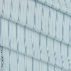 Shirt Fabric Arvind Cotton Blended Formal Lining Colour Powder Blue