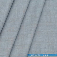 Trouser Fabric Raymond PV Check Colour Cool Silver