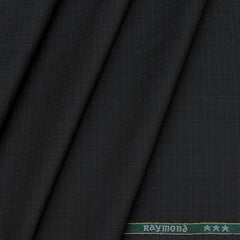 Trouser Fabric Raymond PV Pin Check Colour Black