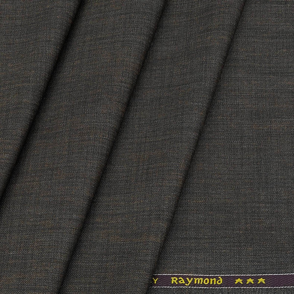 Trouser Fabric Raymond PV Self Check Colour Wood Brown