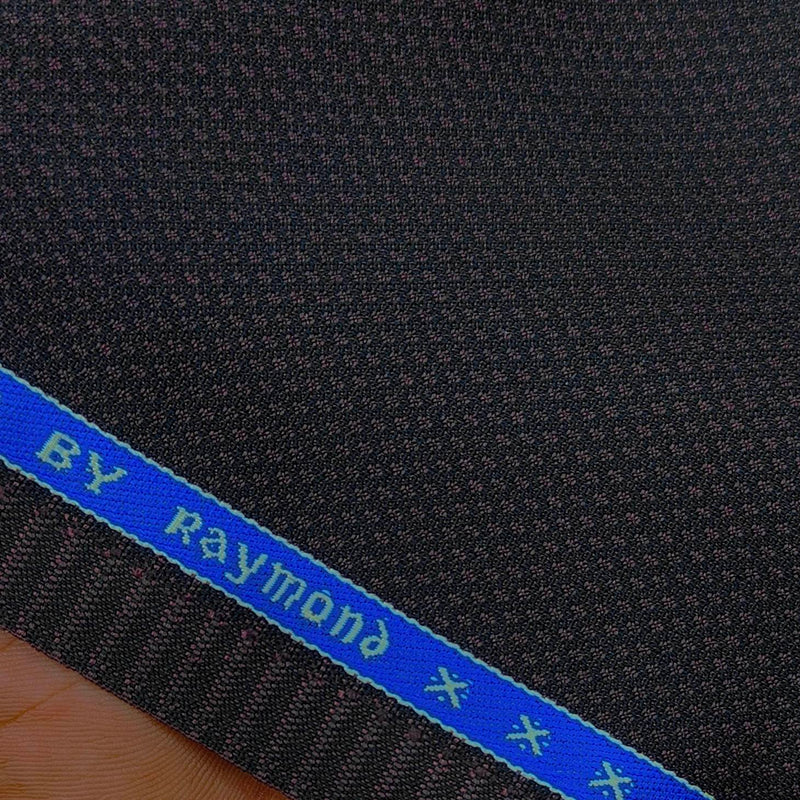 Trouser Fabric Raymond PV Dobby Colour Wine