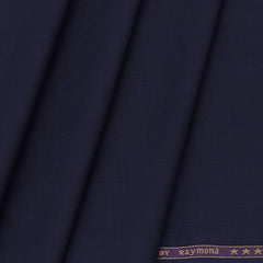 Trouser Fabric Raymond PV Check Colour Indigo Blue