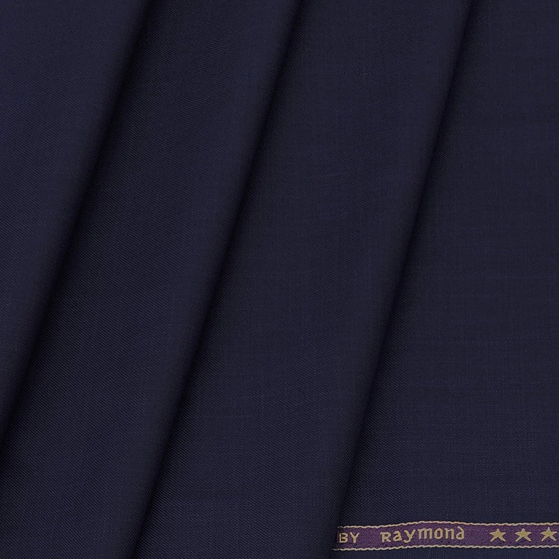Trouser Fabric Raymond PV Check Colour Indigo Blue