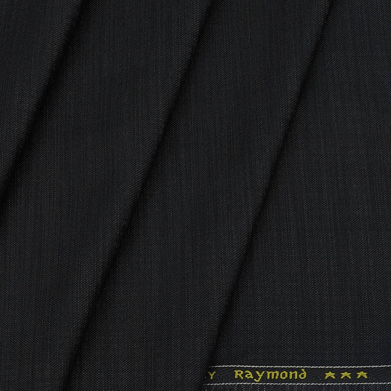 Trouser Fabric Raymond PV Self Texture Colour Blackish Grey