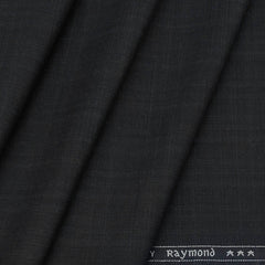 Trouser Fabric Raymond PV Check Colour Blackish Grey