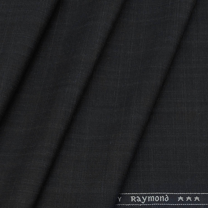 Trouser Fabric Raymond PV Check Colour Blackish Grey