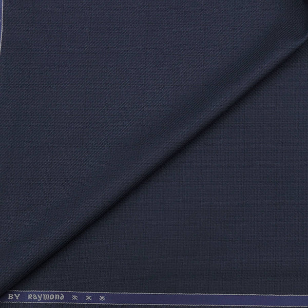 Trouser Fabric Raymond PV Check Colour Royal Blue