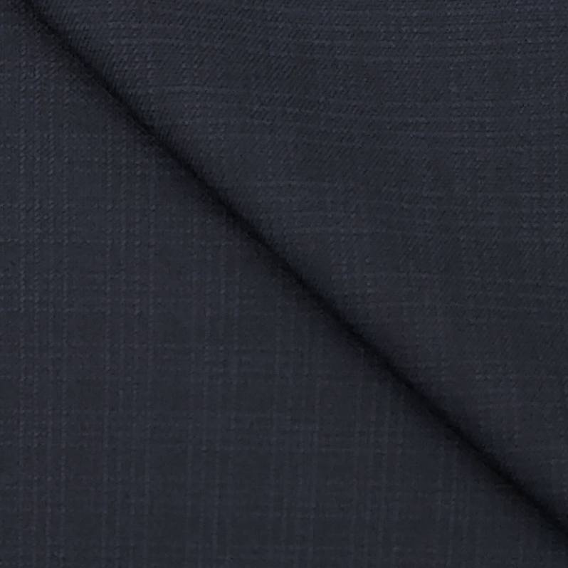 Trouser Fabric Raymond PV Check Colour Denim Blue