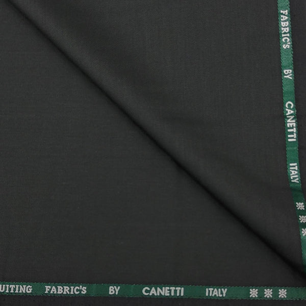 Trouser Fabric Canetti Italy Luxury Plain colour Dark Green