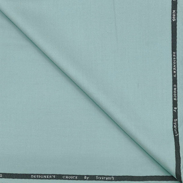 Suit Fabric Siyaram T/R Plain Color Teal Green