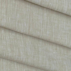 Shirt Fabric Linen Club 60 LEA Pure Linen Solids Colour Light Brown