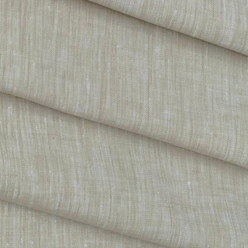 Shirt Fabric Linen Club 60 LEA Pure Linen Solids Colour Light Brown