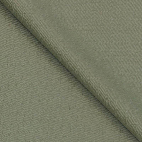 Suit Fabric Raymond Wool Blended Check Color Swamp Green