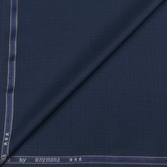 Suit Fabric Raymond PV Self Check Color Ocean Blue