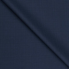 Suit Fabric Raymond PV Self Check Color Ocean Blue