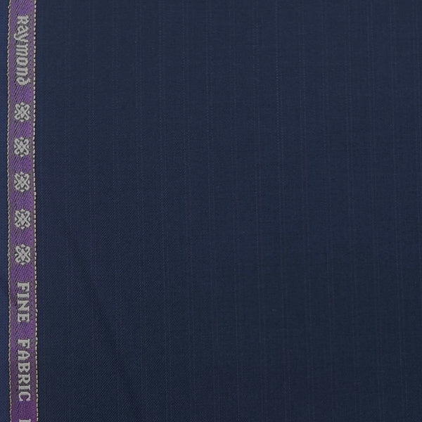 Suit Fabric Raymond Super 90s Wool Blended Mild Lining Color Hard Blue