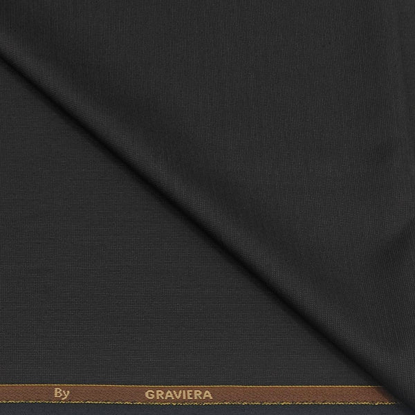 Blazer Fabric Graviera Poly Viscose Self Texture Colour Brown