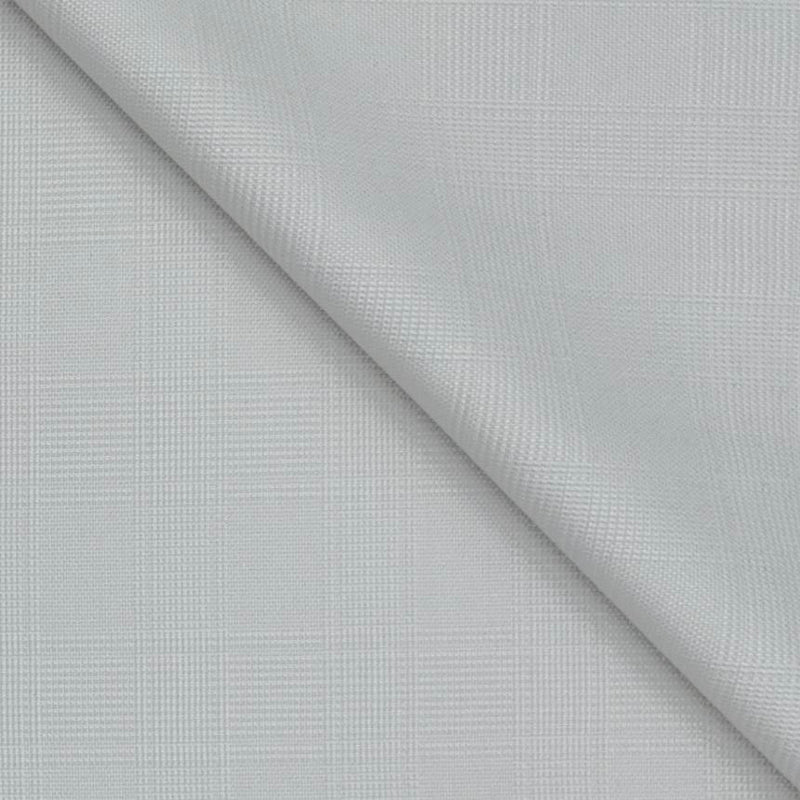 Blazer Fabric Raymond Poly Viscose Check Colour off White