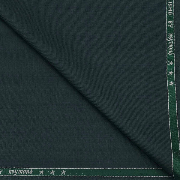 Blazer Fabric Raymond Poly Viscose Check Colour Sacramento Green