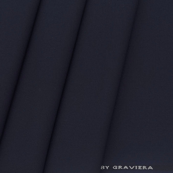 Blazer Fabric Graviera 4 way Poly Viscose Colour Dark Blue