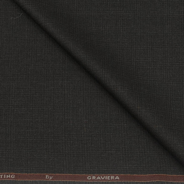 Blazer Fabric Graviera Poly Viscose Check Colour Cafe Brown