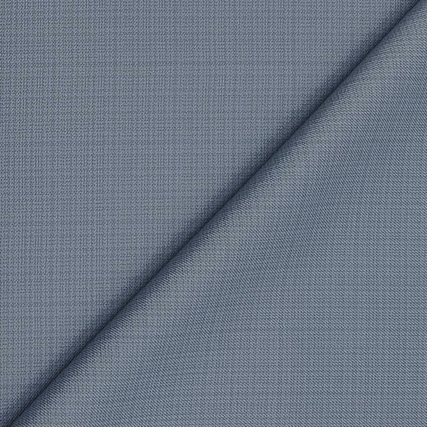 Koti Fabric Raymond Poly viscose Mild Check Colour Silver