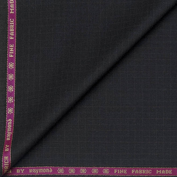 Koti Fabric Raymond Wool Blended Small Check Colour Blackish Brown