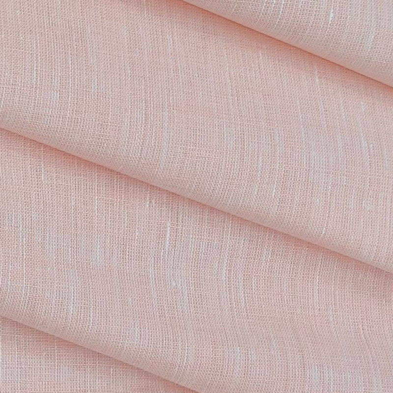 Shirt Fabric Raymond Pure Linen Plain Colour Blush Pink