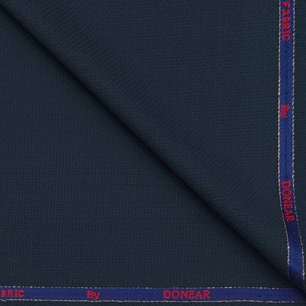 Trouser Fabric Donear Wool Blended Dobby Colour Agean Blue