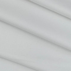 Trouser Fabric Donear Lycra Pure Cotton Structured Colour White