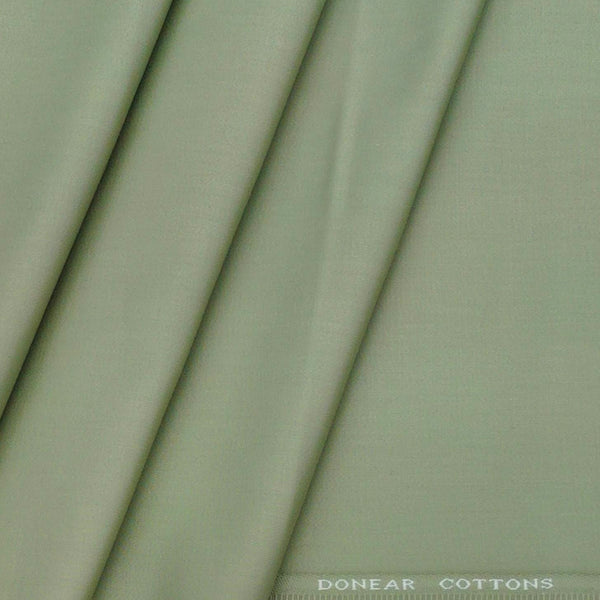 Trouser Fabric Donear Pure Cotton Plain Colour Pista Green