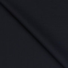 Trouser Fabric Raymond Wool Blended Slub Colour Crow Black