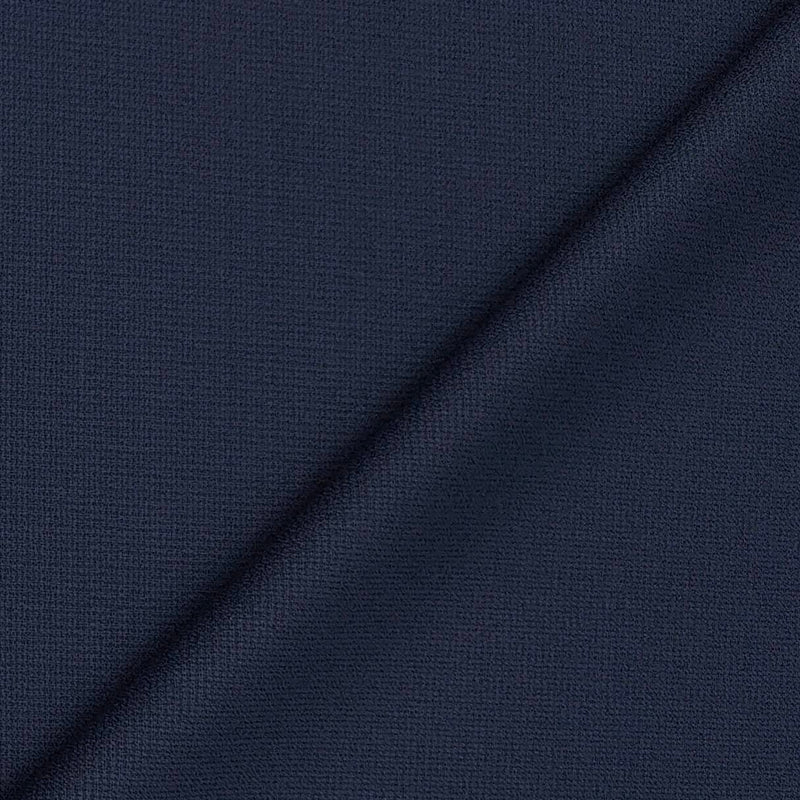 Trouser Fabric Siyaram Poly Viscose Crape Color Berry Blue