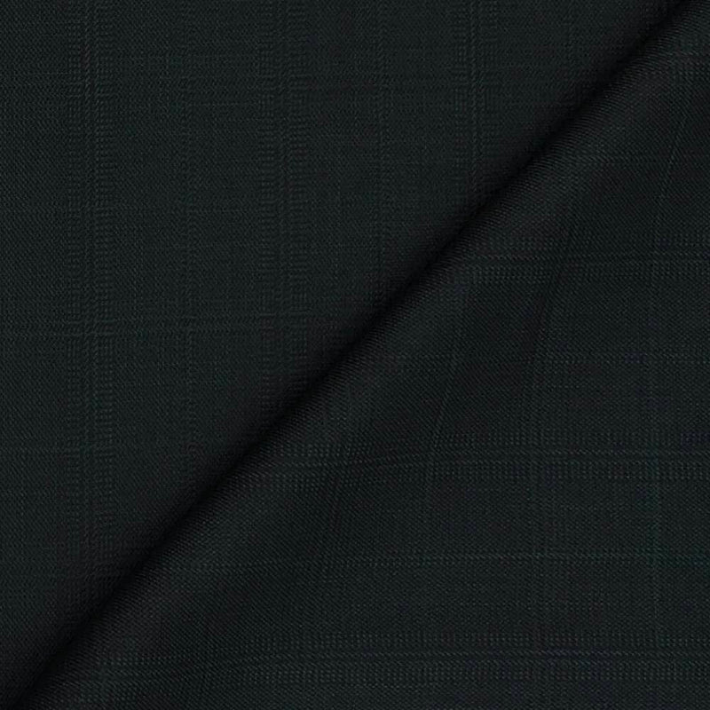 Trouser Fabric Reid & Taylor Polyester Viscose Mild Check Color Feldgrau Green