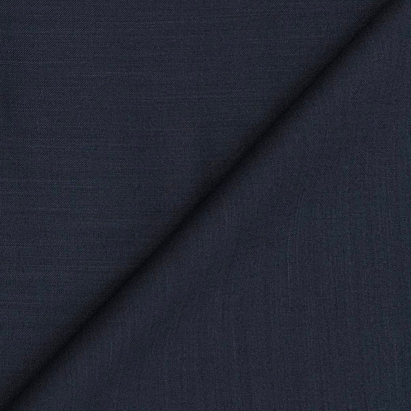 Trouser Fabri Reid & Taylor Polyester Viscose Self Slub Color Space Blue