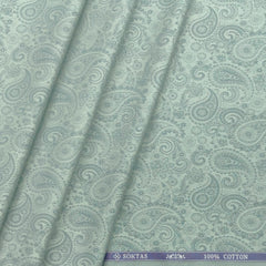Shirt Fabric Soktas 100% Cotton Jacquard Colour Viridian Green