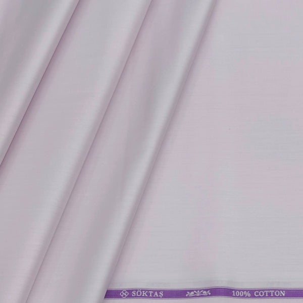 Shirt Fabric Soktas 80s Giza Cotton Plain satin Colour Lace Pink