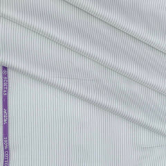 Shirt Fabric Soktas 80s Giza Cotton Pin Lining Colour Grey N White