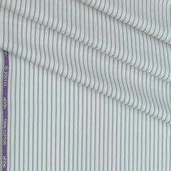 Shirt Fabric Soktas 100/1 Giza Cotton Lining Colour Grey N White