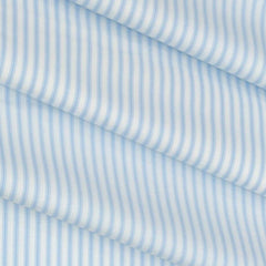 Shirt Fabric Soktas Giza Cotton Lining Colour Light Blue N White